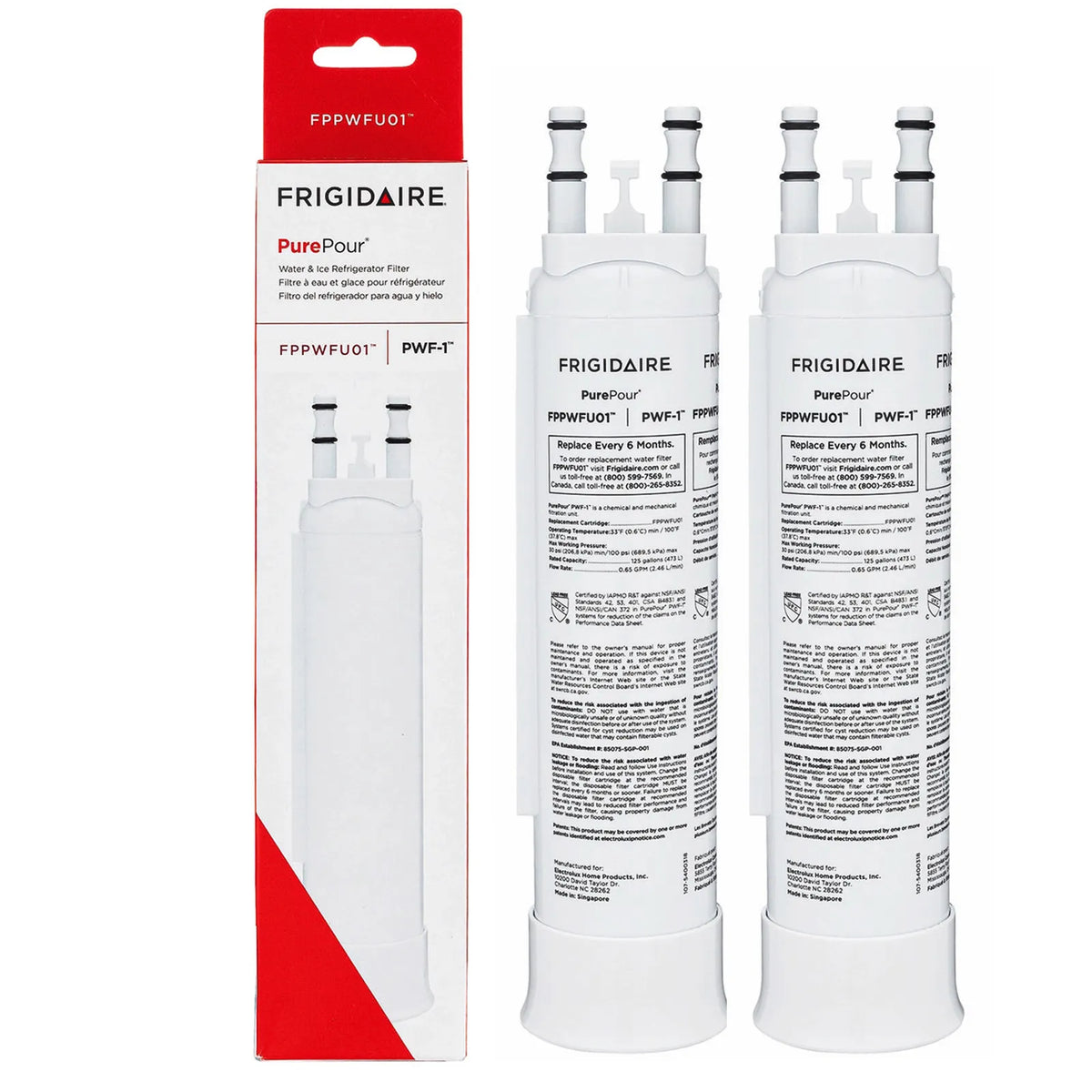 FPPWFU01 Refrigerator Water Filter PurePour PWF-1