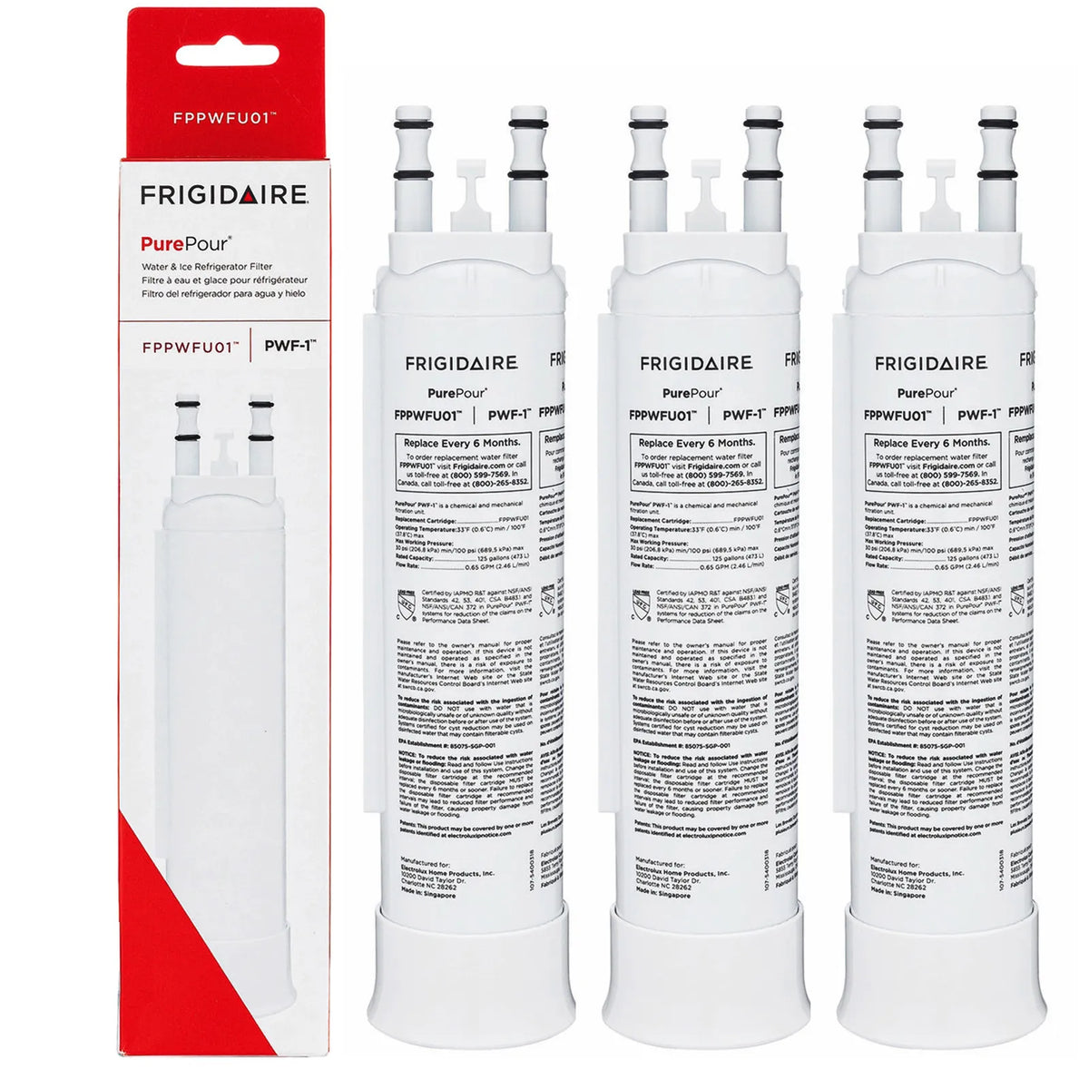 FPPWFU01 Refrigerator Water Filter PurePour PWF-1